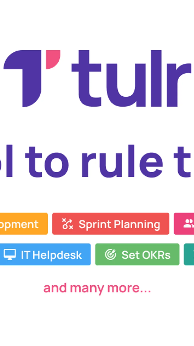 Tulr — no-code platform marketing on mobile